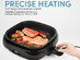 Aroma Housewares ASP-218B 4-Quart 3-in-1 Cool-Touch Electric Indoor Grill