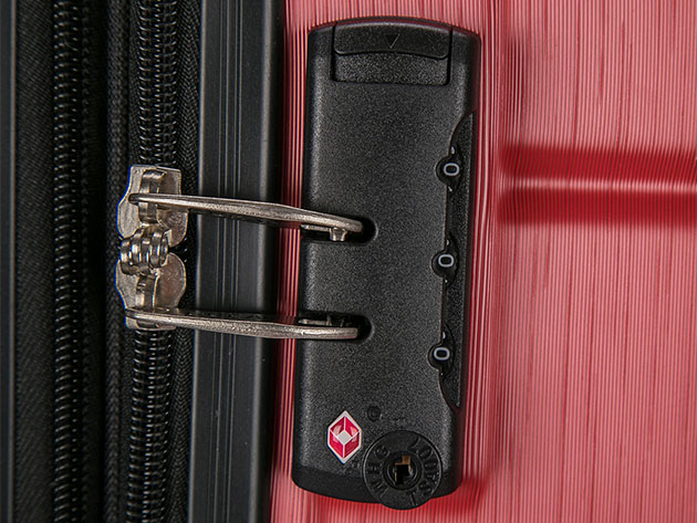 DUKAP Rodez Lightweight Hardside Spinner (20"/Red)