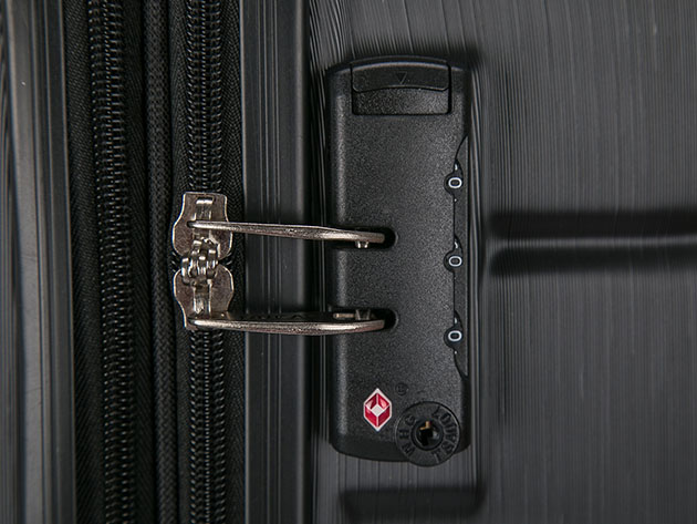 DUKAP Rodez Lightweight Hardside Spinner (24"/Black)