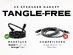 Statik® MagStack™ Pro 6-Foot USB-C Tangle-Free Magnetic 100W Fast Charge Cables (4-Pack)