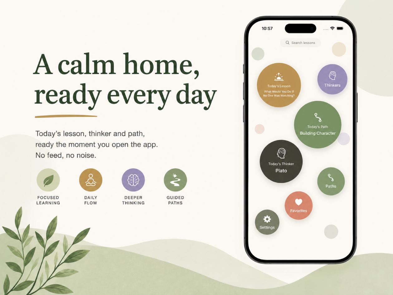 Roots Daily Reflections & Philosophy App: Lifetime Subscription