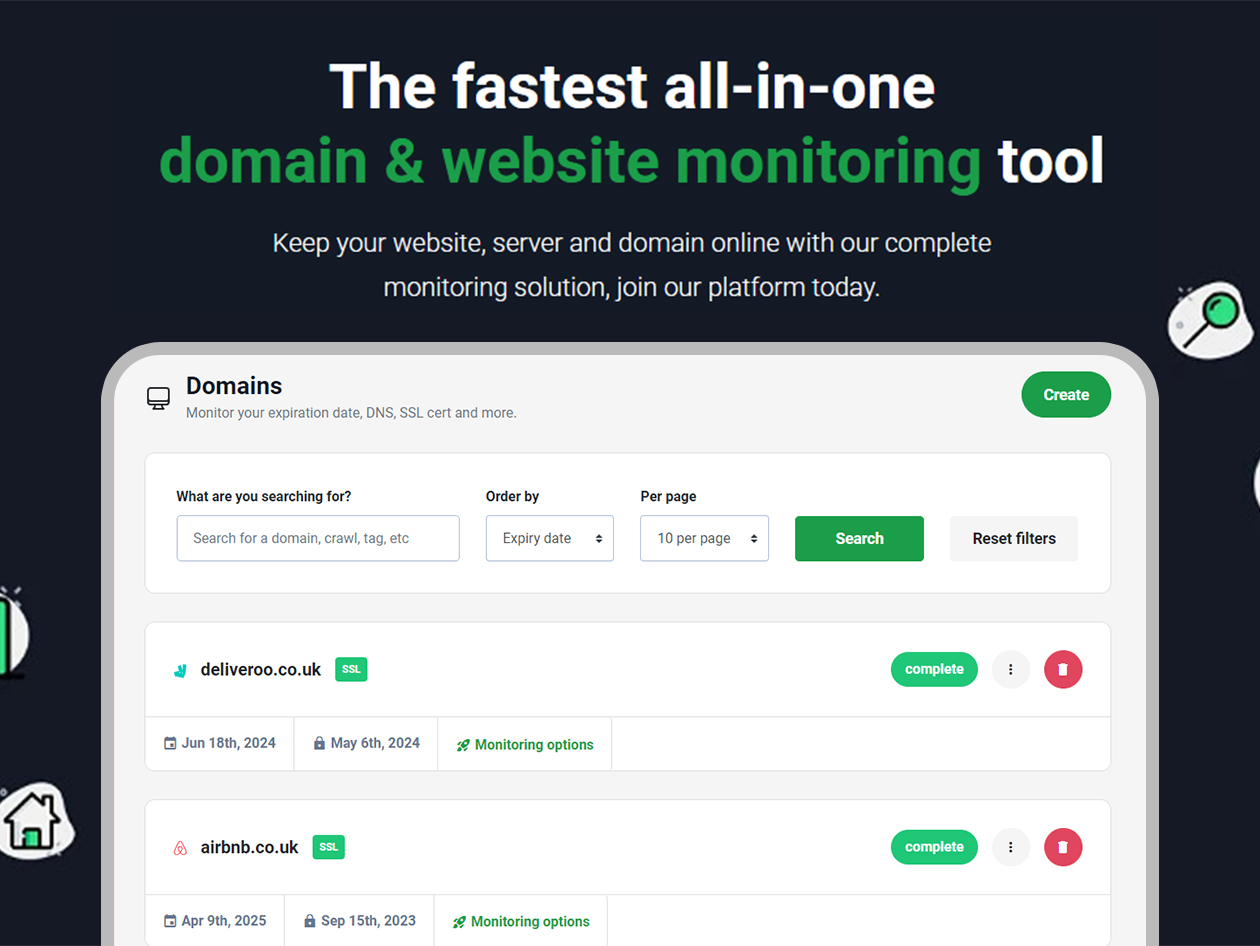 Domain Monitor Pro Plan: Lifetime Subscription