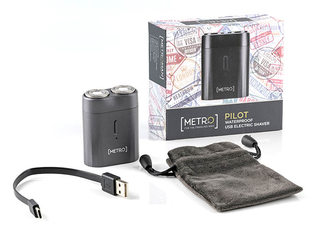 MetroMan Pilot Waterproof USB Electric Shaver
