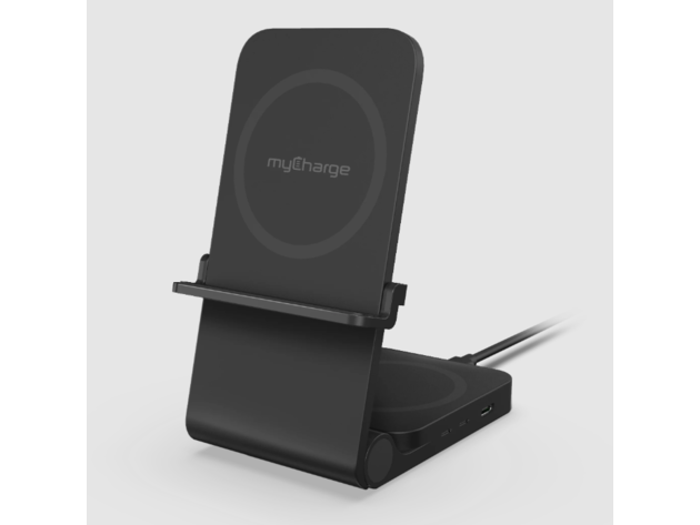 MyCharge True Universal™ 3-in-1 Wireless Charging Stand (Open Box)