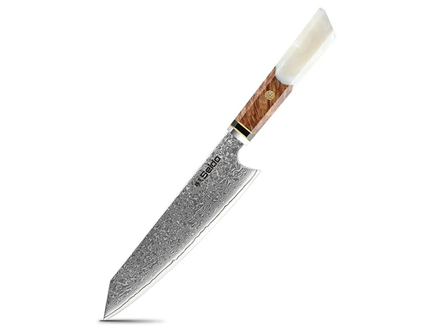 Seido™ Kiritsuke 8.5" Damascus Chef Knife (White)