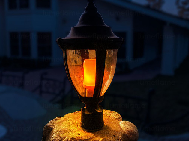 Lumeflame Flickering LED Flame Bulbs (2-Pack)