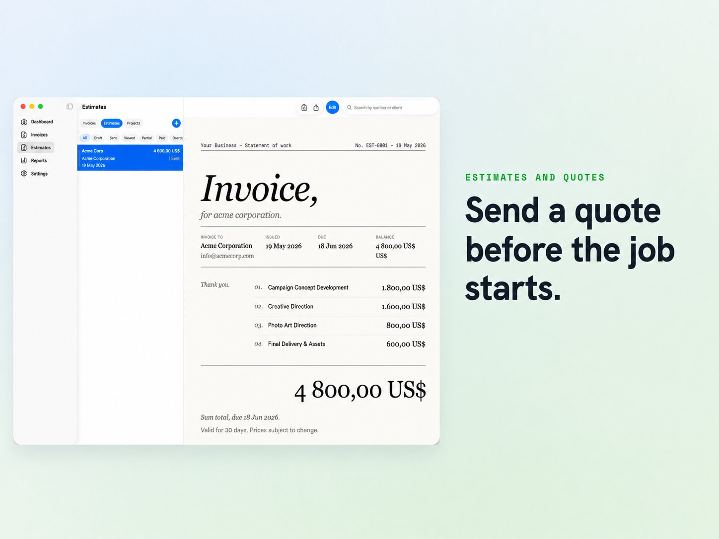 AI Invoice Maker Lifetime Subscription