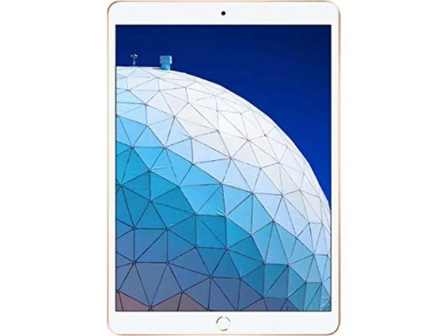 Apple iPad Air 10.5" (2019) 3rd Gen 256GB Wi-Fi Gold (Refurbished) & Accessories Bundle