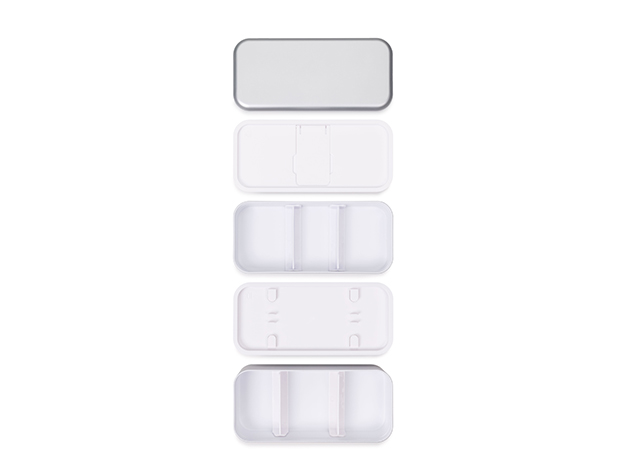 BentoStack Tech Accessory Organizer (Silver)