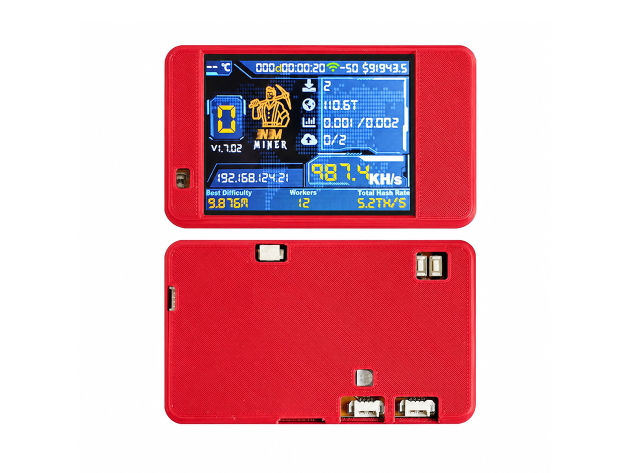 BlockChance Color Series Bitcoin Ticket Miner (Red)