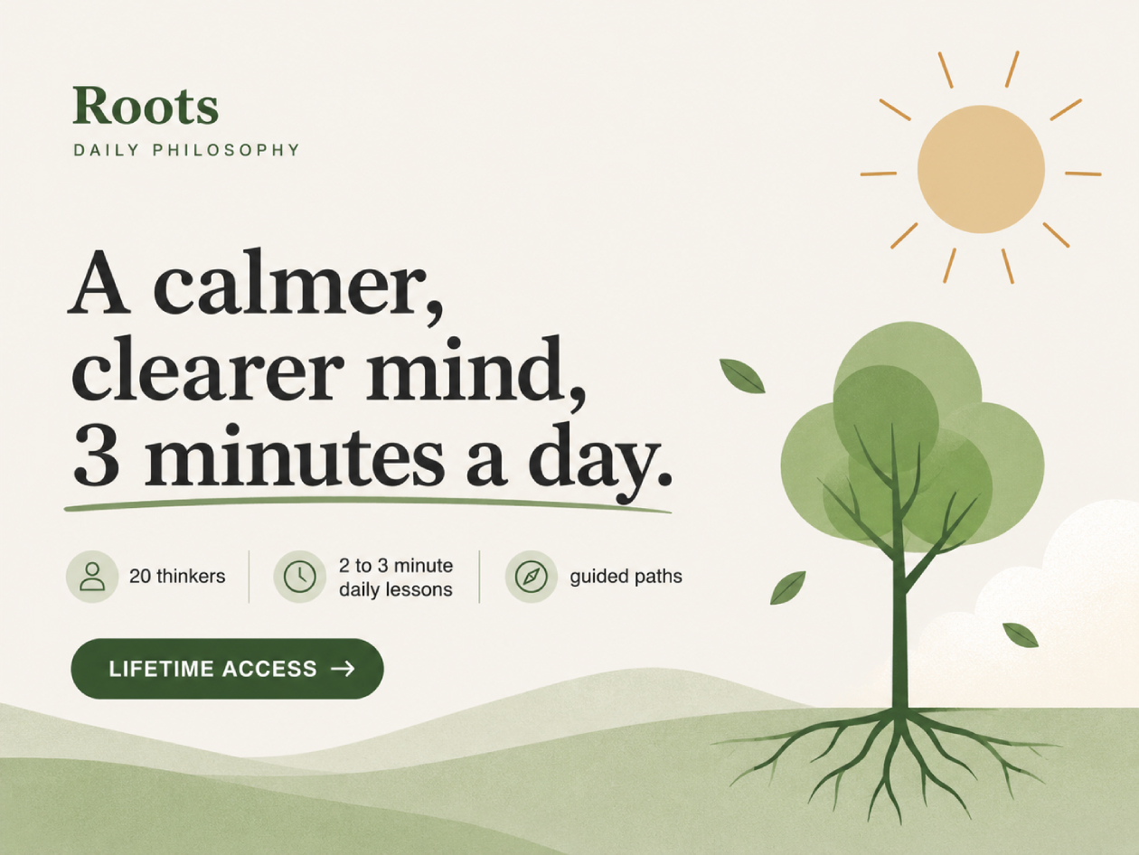 Roots Daily Reflections & Philosophy App: Lifetime Subscription