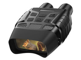 720p/1MP 1000' Night Vision Binoculars with 2.3" Screen, 4x Zoom & 32GB Card