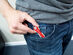 KeySmart® Original Compact 8-Key Holder (Red)