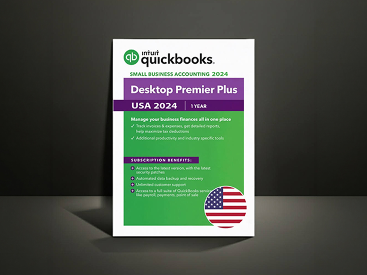 Intuit QuickBooks Desktop Premier 2024 for Windows (1 User): 1-Year Subscription