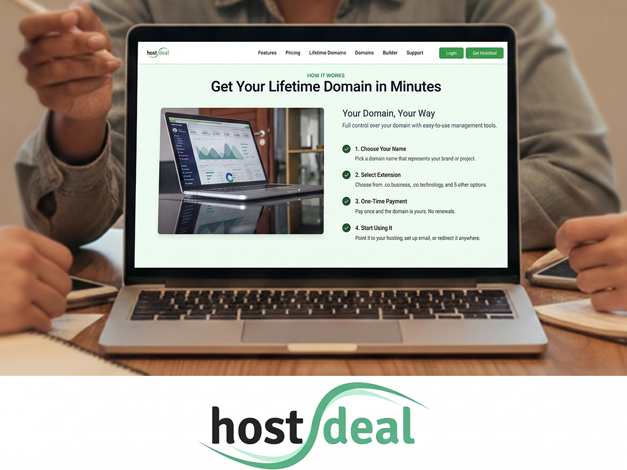 Hostdeal Web Hosting & Domains Lifetime Subscriptions