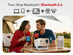 N6 Pro 1080p Portable Smart Projector - Netflix Certified, Auto-Focus, Voice Controlled, Wi-Fi 6 & Bluetooth 5.4
