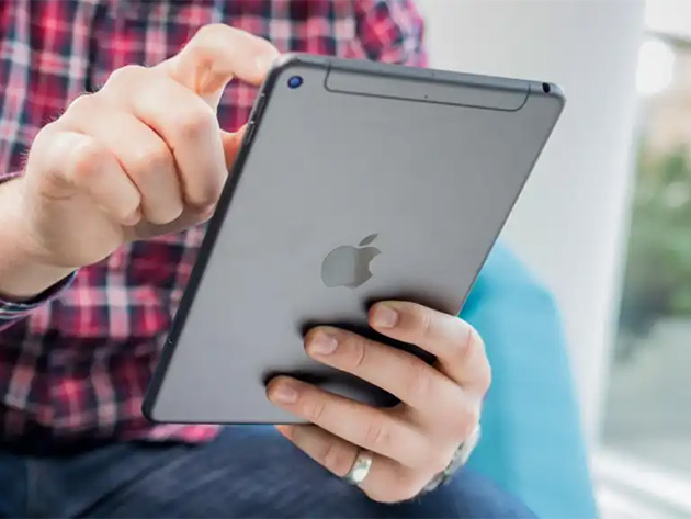 Apple iPad Mini (2019) 5th Gen 64GB Wi-Fi & Cellular Unlocked Space Gray (Refurbished)