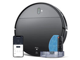 ZCWA 2-in-1 Robot Vacuum & Mop Combo with Wi-Fi/App/Alexa - Black (Open Box)