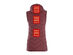 Women's Helios Hybrid Heated Coat with Power Bank (Burgundy/Large)