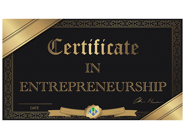 Certificate in Entrepreneurship
