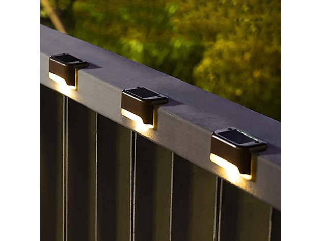 Solar Waterproof LED Deck Lights (16-Pack)  