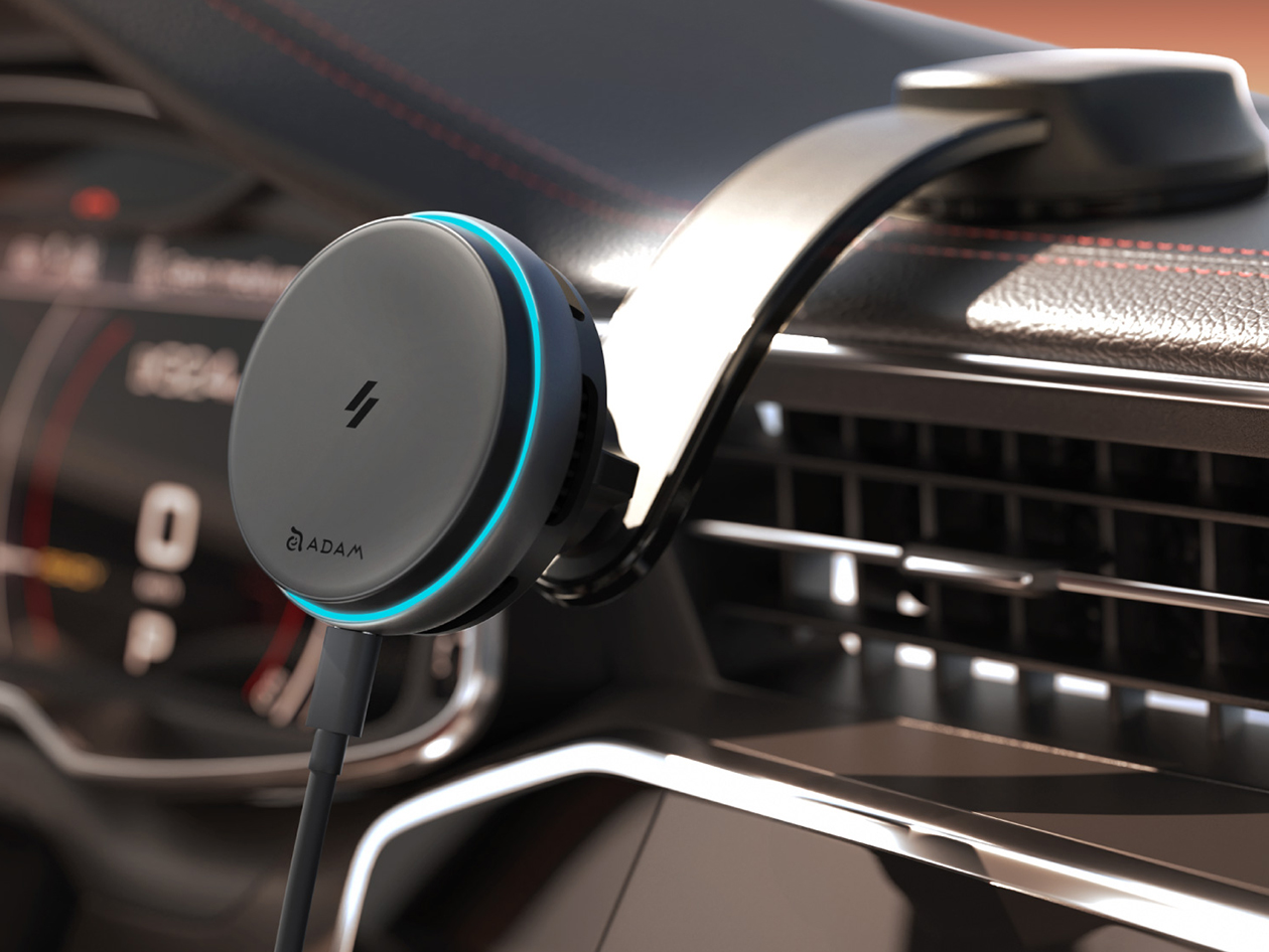CQ3 Qi2 25W Cooling Car Mount Charger