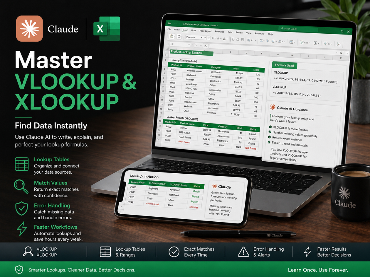 Claude AI for Microsoft Excel Mastery Bundle