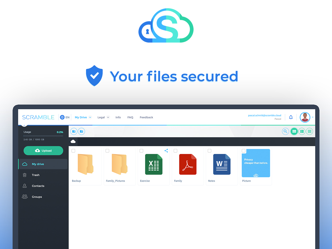 Scramble Cloud Storage Lifetime Subscription (6TB) 