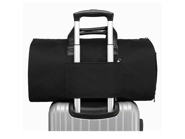 Convertible Garment Bag with Shoulder Strap (Silver)
