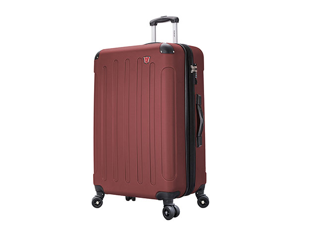 DUKAP Intely 28" Hardside Spinner with Digital Weight Scale (Wine)