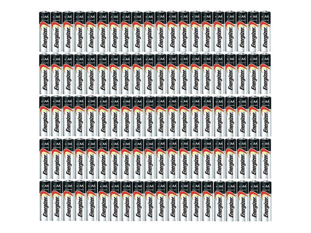 Energizer Max AA & AAA Alkaline Batteries 100-Pack (50 Each)
