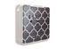 GlamSocket Decorative Multi-Outlet & Dual USB Port Surge Protector + Phone Holder (Moroccan Quatrefoil)