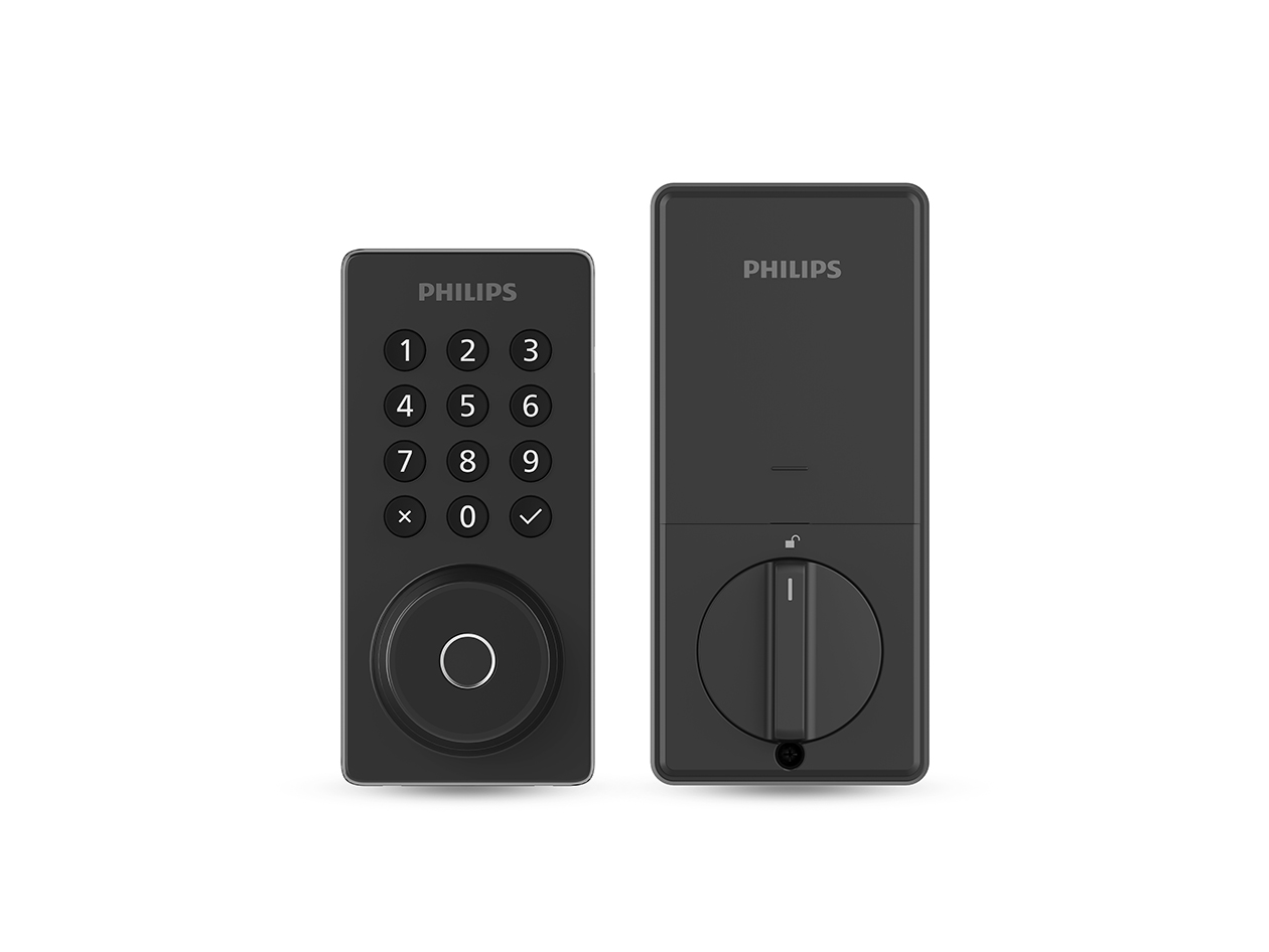 Philips 4000 Series Touchscreen Fingerprint Smart Deadbolt (Matte Black)