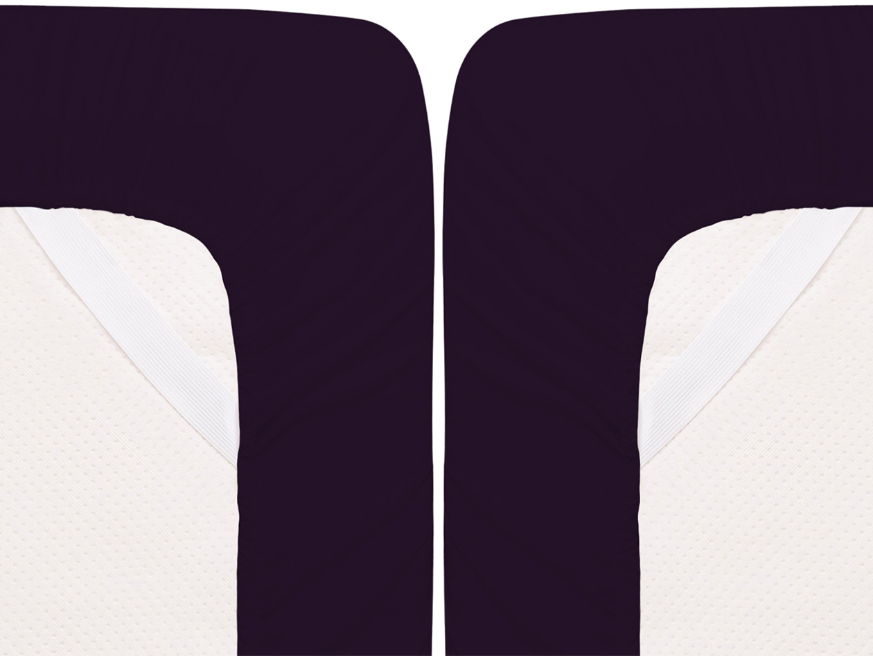 Super-Soft 1800 Series Bamboo Blend 6-Piece Sheet Set (Purple/Full)