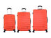 InUSA Royal Lightweight Hardside 3-Piece Set (20"/24"/28", Orange)