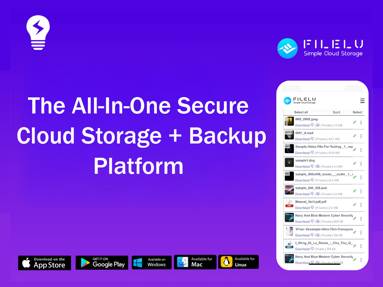 FileLu Cloud Storage Premium Plan: Lifetime Subscription