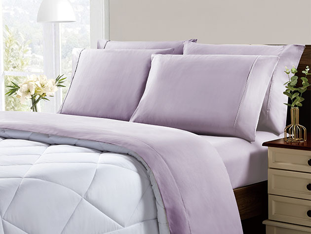 Kathy Ireland 6-Piece CoolMax Sheet Set (Lavender/King)