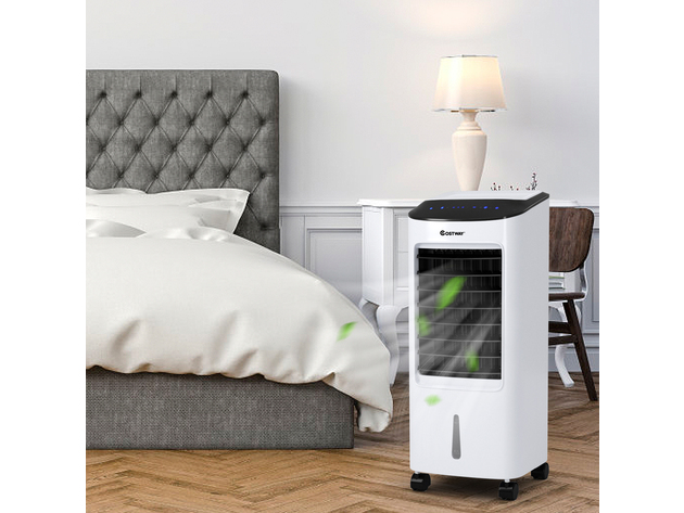 Evaporative Portable Air Cooler Fan Humidifier with Remote Control