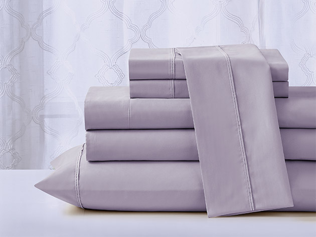 Kathy Ireland 6-Piece CoolMax Sheet Set (Lavender/King)