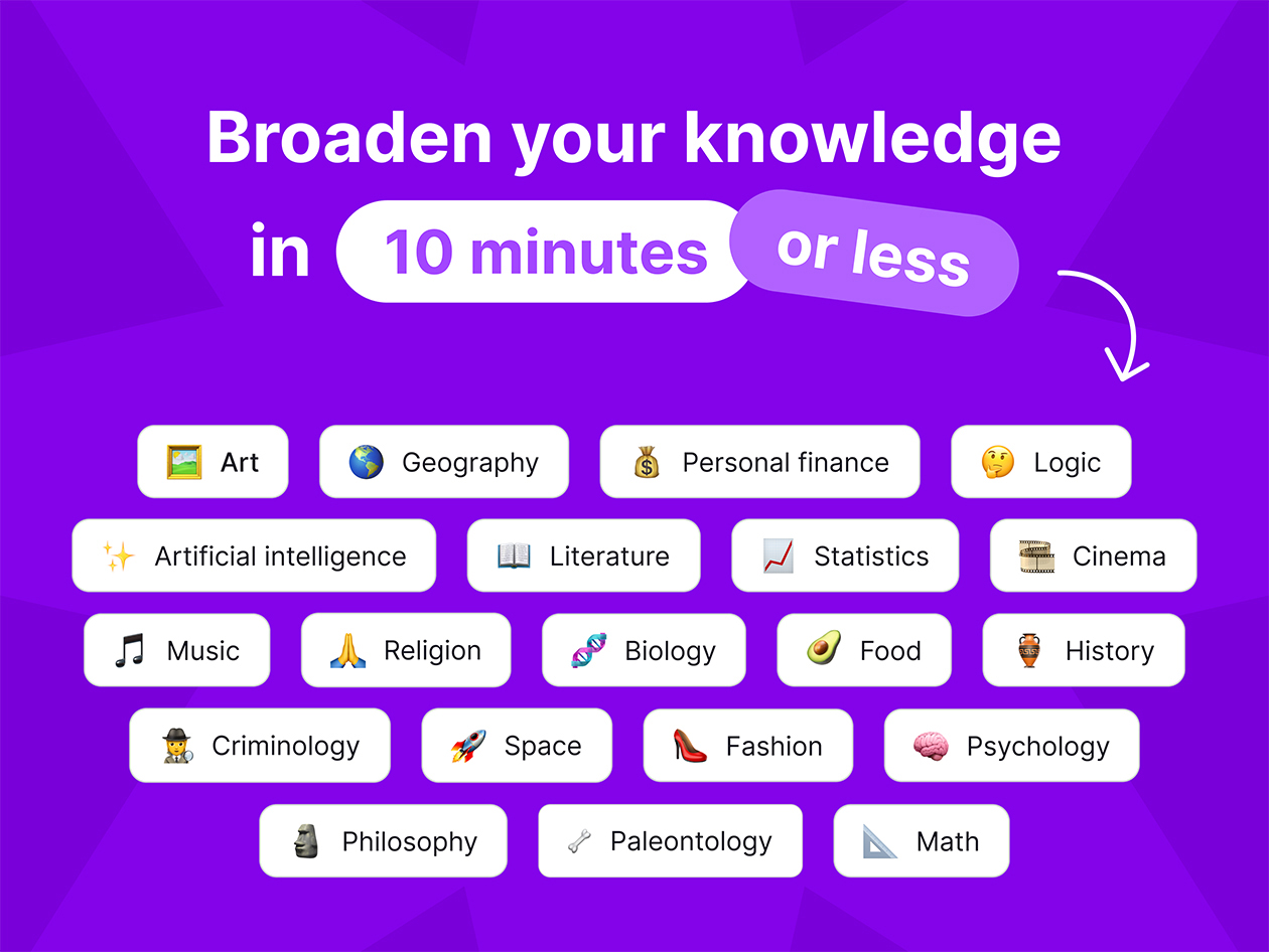 Nibble All-Around Knowledge App (Lifetime Subscription)