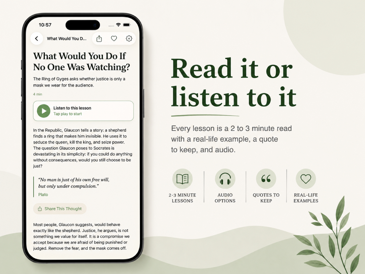 Roots Daily Reflections & Philosophy App: Lifetime Subscription