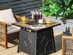 28-inch 40,000 BTU Propane Gas Fire Pit Table with Cover