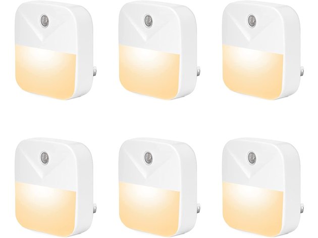 Motion Sensor Plug-in Lights (6-Pack)