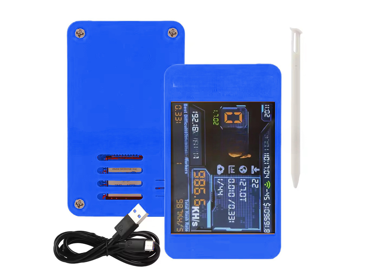 BlockChance Color Series Bitcoin Ticket Miner (Blue)