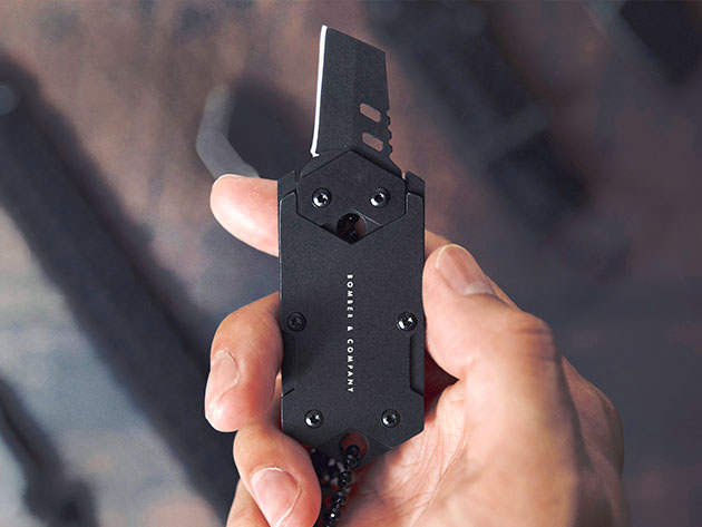 B-2 Dog Tag: Fully Concealed Nano Blade Pocket Knife