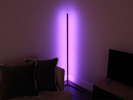 Minimalist LED Corner Floor Lamp (Black/2-Pack)