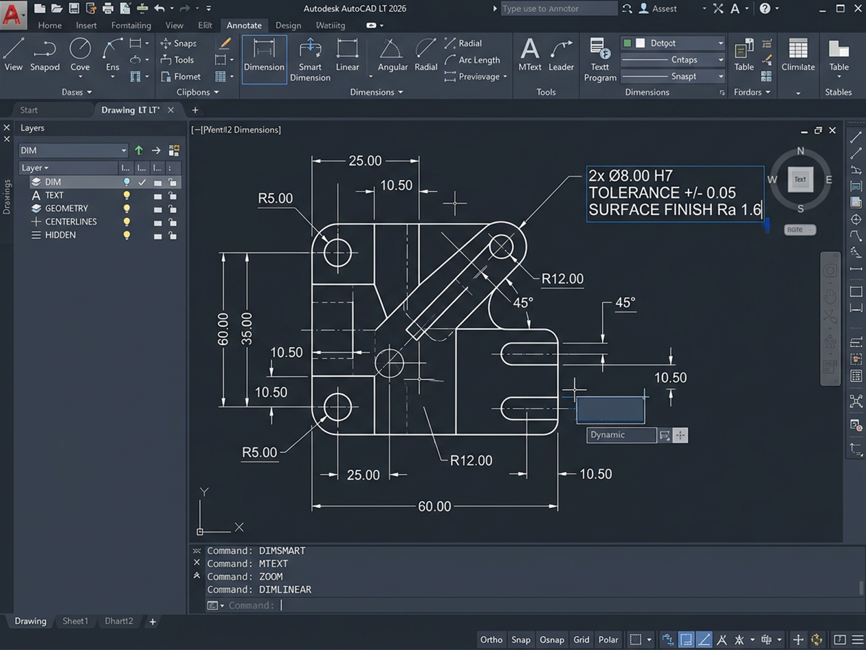 Autodesk AutoCAD LT: 1-Year Subscription