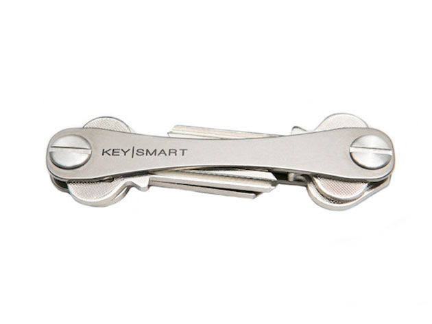 KeySmart® Original Compact 8-Key Holder (Titanium)