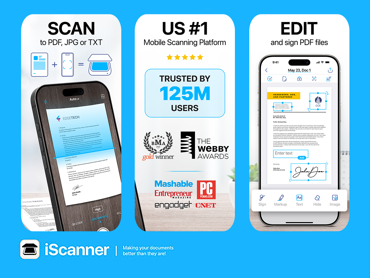 iScanner App: Lifetime Subscription