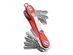 KeySmart® Rugged Compact 14-Key Holder (Red)